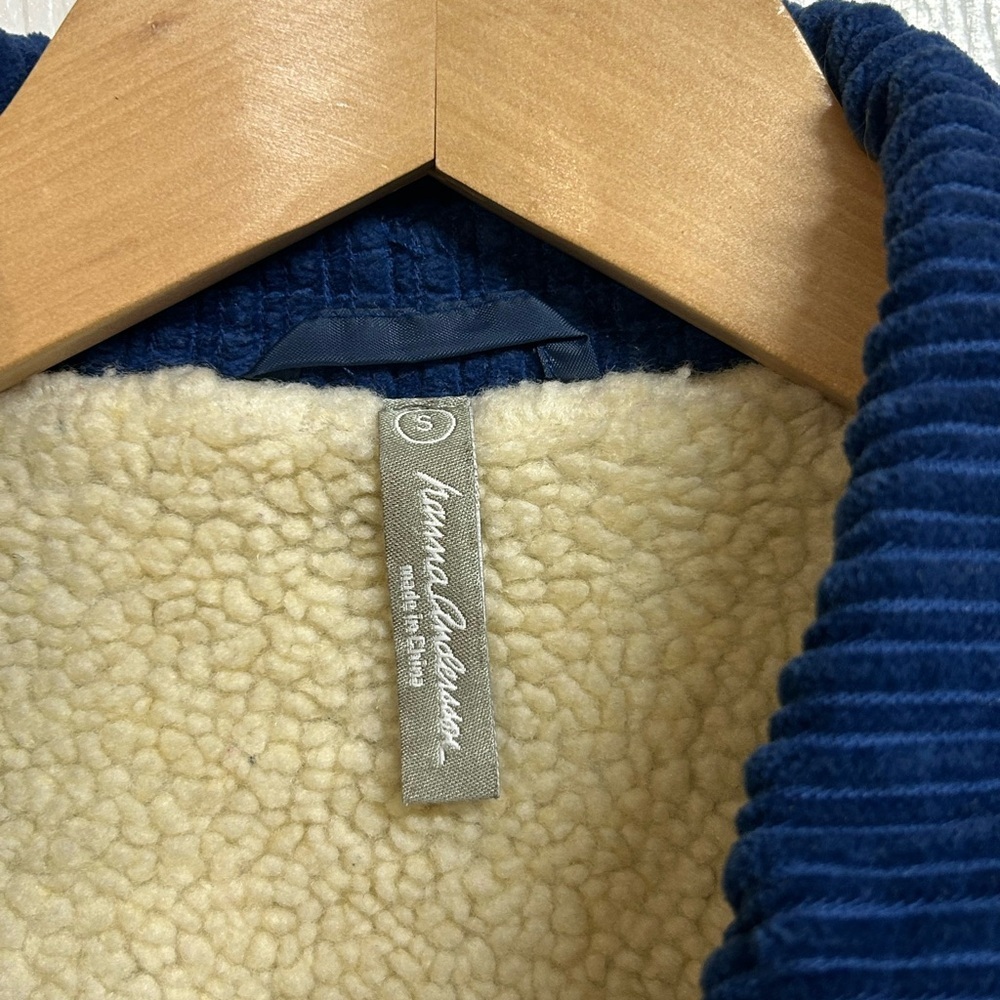 Hanna Andersson Women’s Corduroy Pea Coat Size Small - Picture 2 of 7